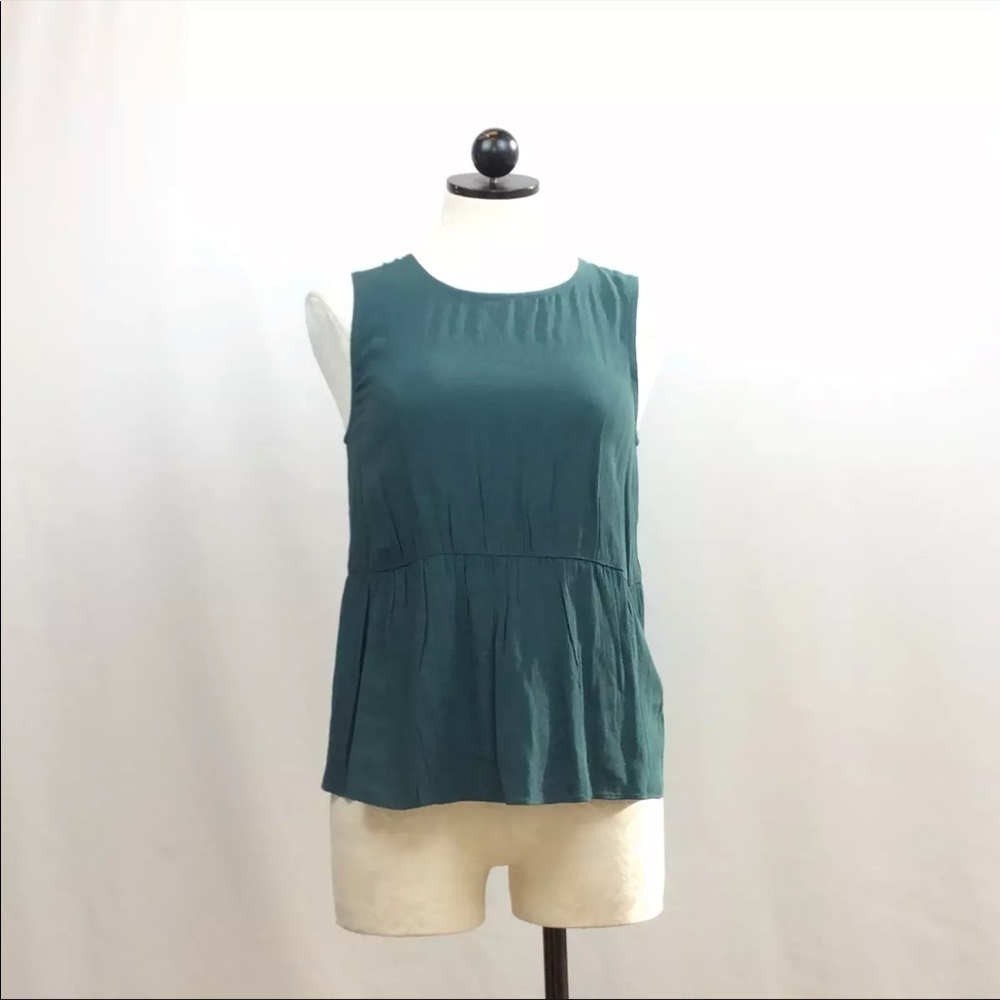Madewell Pine Green sleeveless top